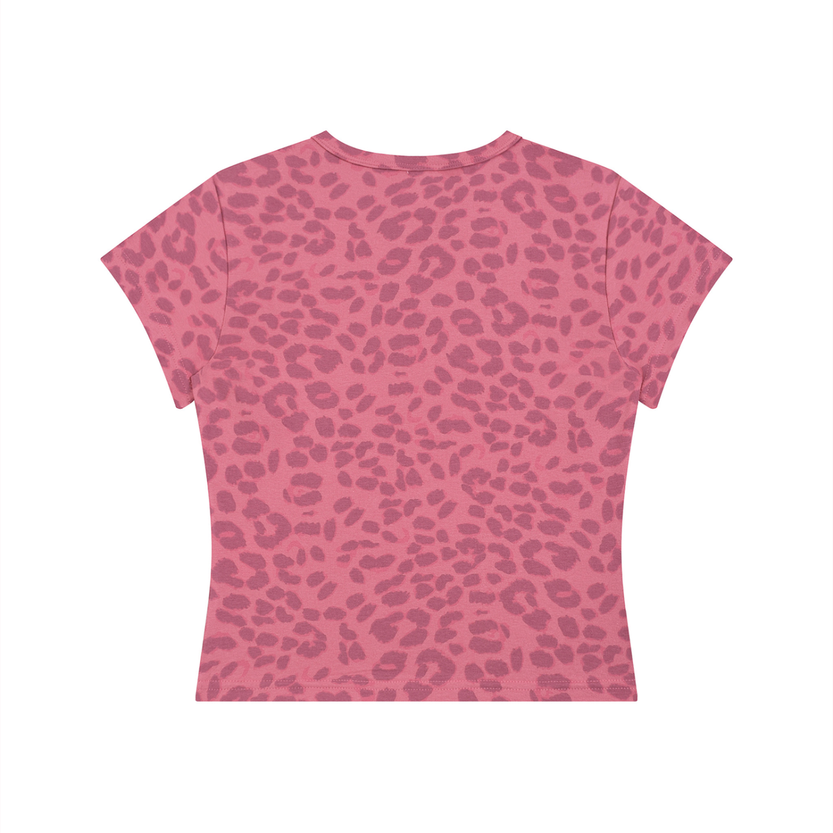 Women’s Leopard Print Crop T-Shirt Signature VOID AMPLIFIED TEE
