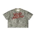 WILD Signature Unisex Leopard Print Boxy T-Shirt