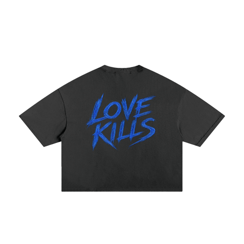 Love Kills Classic Frayed Boxy Tee