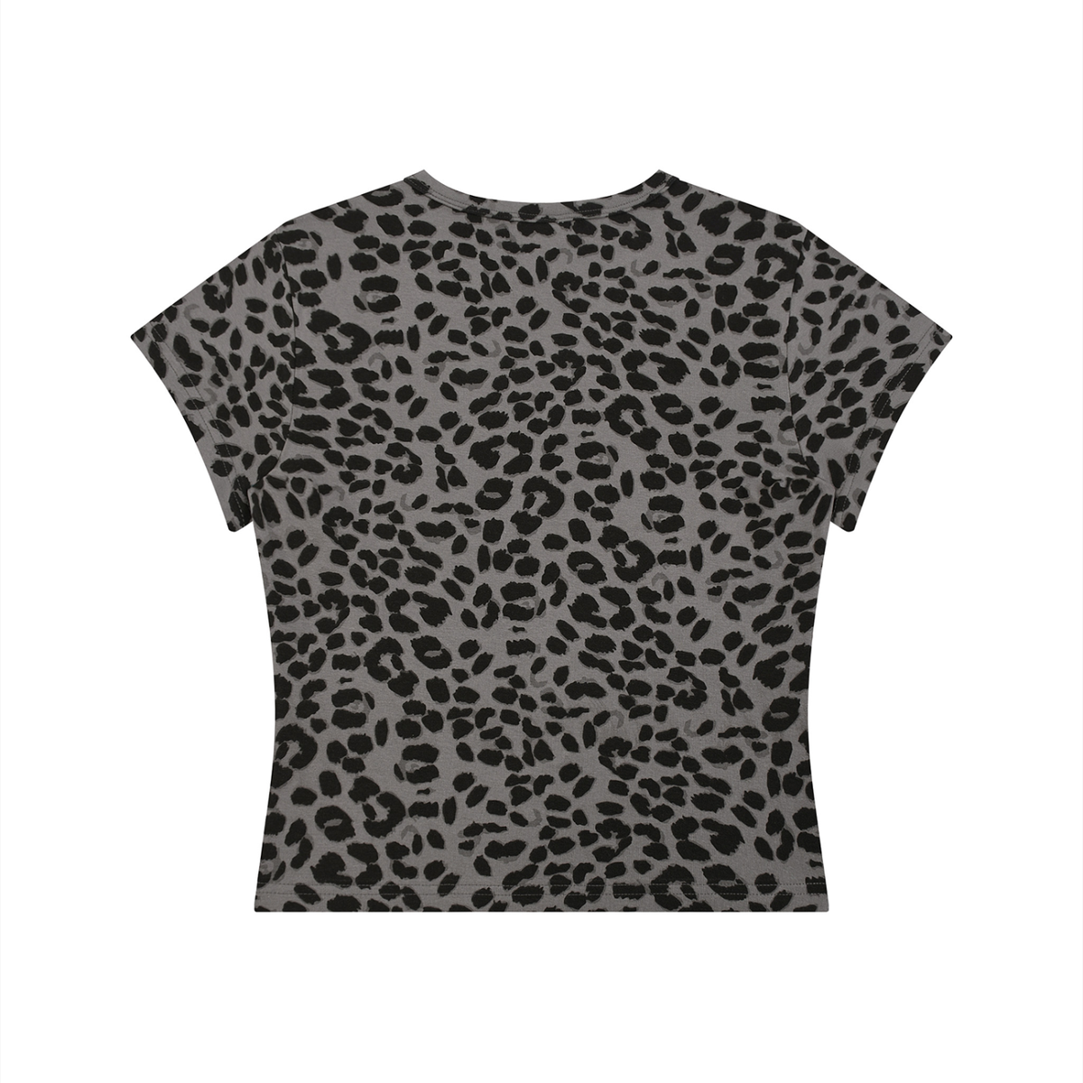 Women’s Leopard Print Crop T-Shirt Signature VOID AMPLIFIED TEE